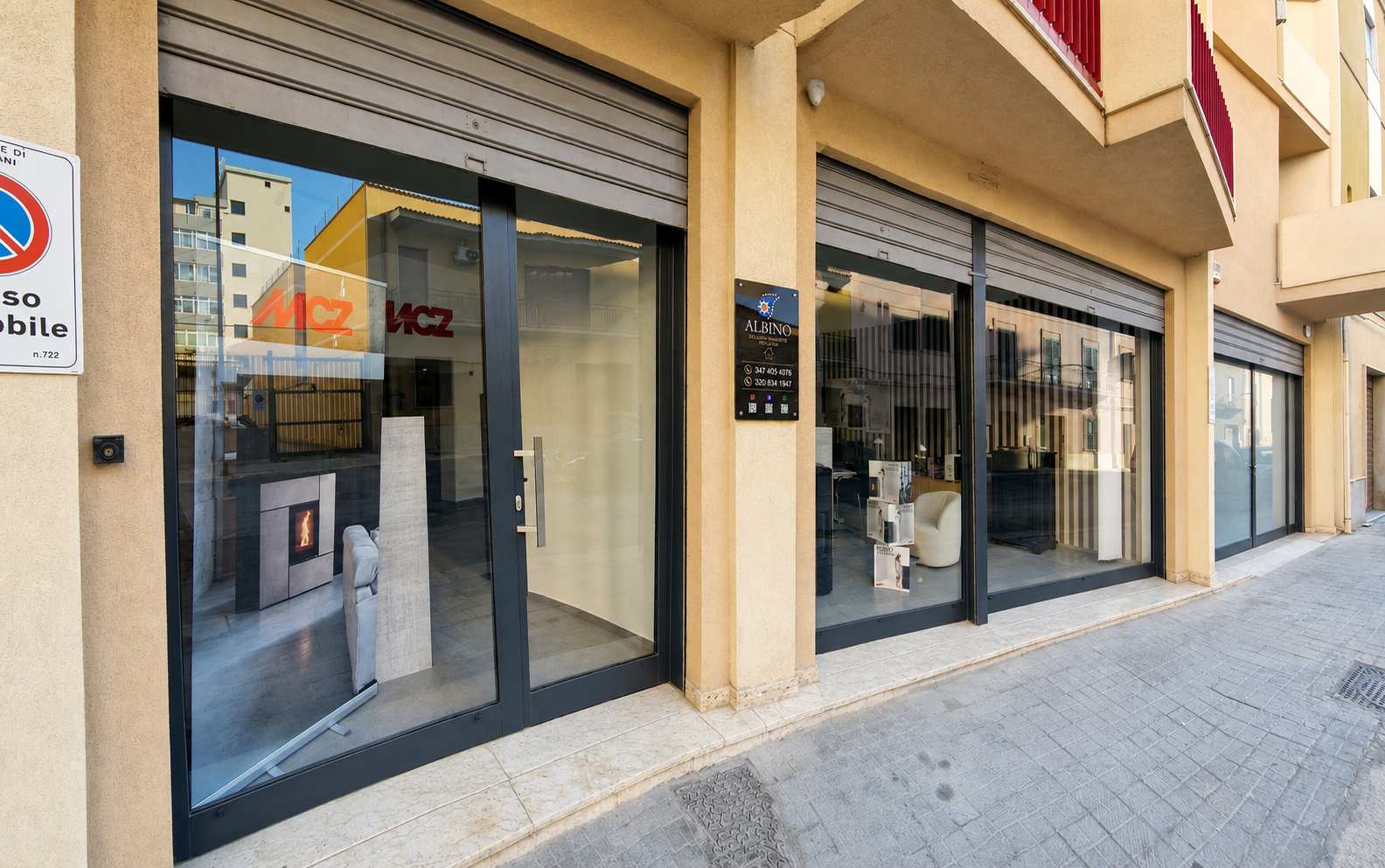 Showroom della Ditta Albino Giansalvatore, rivenditore MCZ